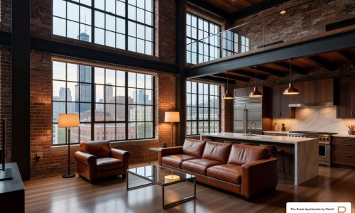 Chicago luxury loft interior - Chicago luxury loft rentals