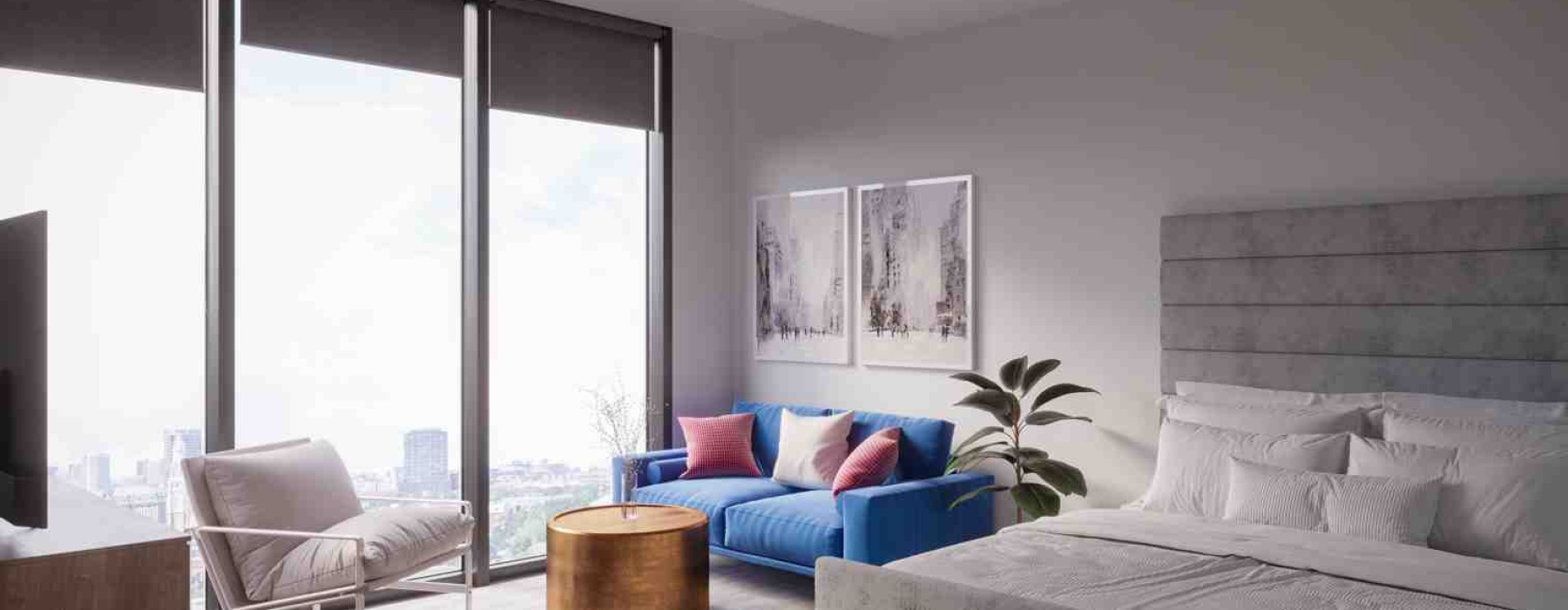 2 bedroom apartment modern interior