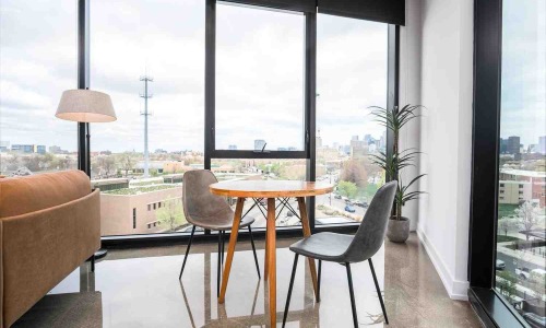 one-bedroom apartment modern interior