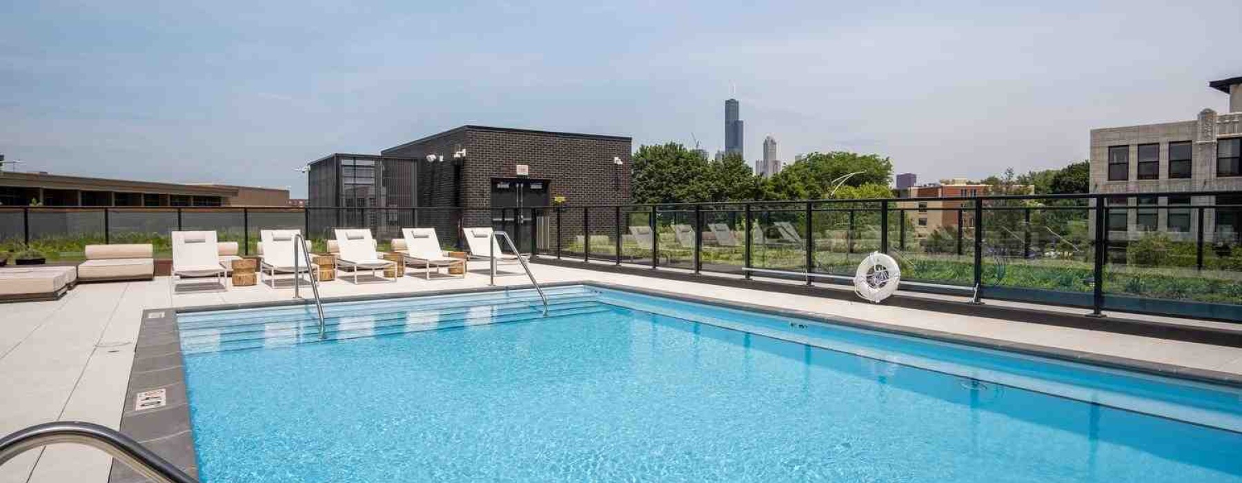 apartments with rooftop pools