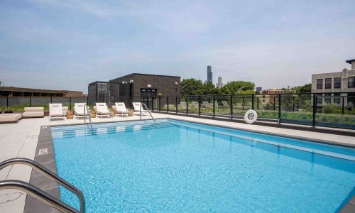 apartments with rooftop pools
