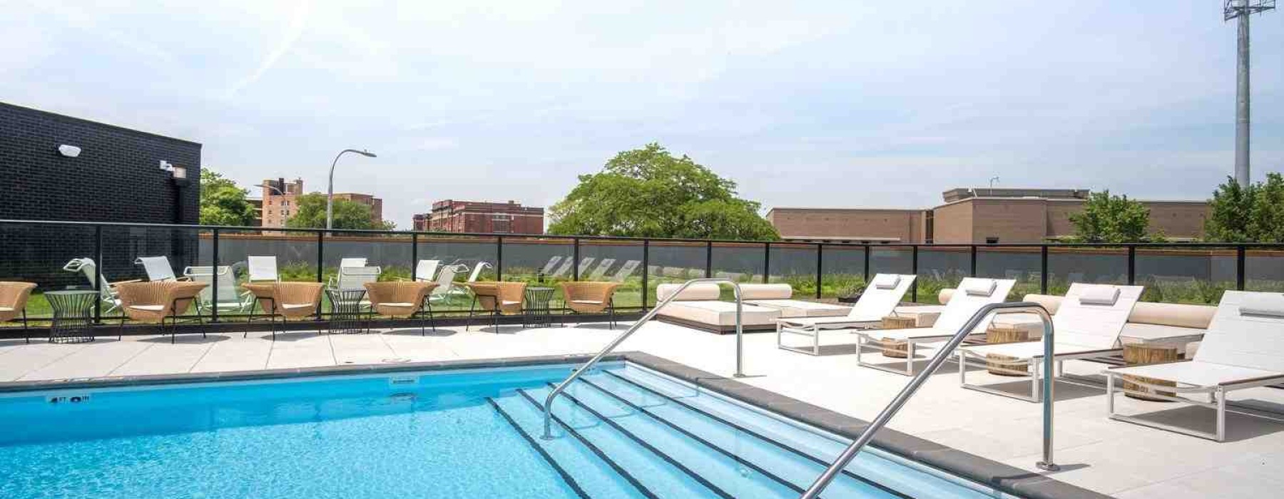 luxury modern rooftop deck