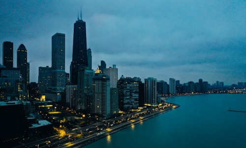 penthouse chicago skyline - luxury penthouse living downtown chicago